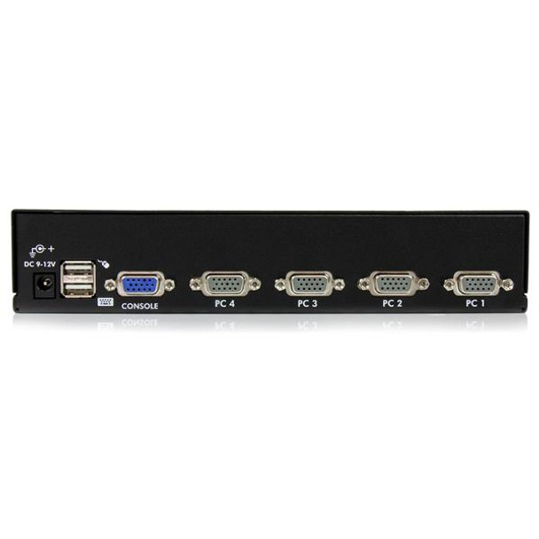 Startech SV431DUSBU 4 Port 1U Rack Mount USB KVM Switch with OSD Retail