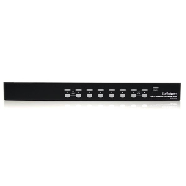 StarTech SV831DVIU 8 Port 1U Rack Mount DVI USB KVM Switch Retail