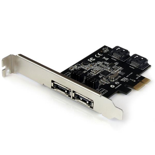 Startech ControllerCard PEXESAT322I 2PT PCI Express SATA 6Gbps eSATA Retail