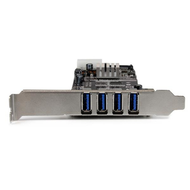 StarTech PEXUSB3S42V 4PT Dual Bus PCIE USB3.0 Card Adapter w UASP LP4 Power