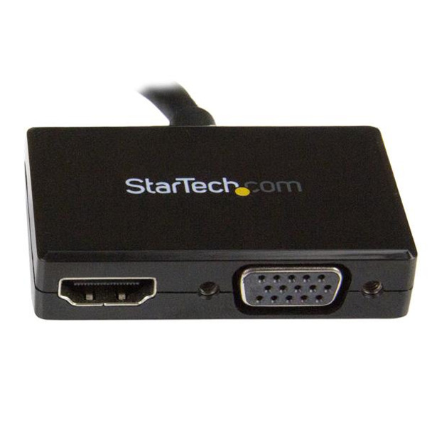 StarTech AC DP2HDVGA Travel A V Adapter 2-in-1 DisplayPort to HDMI or VGA RTL