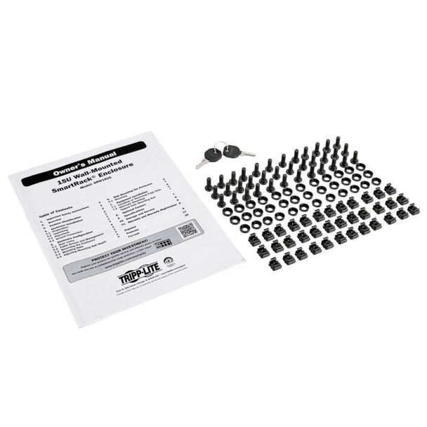 Tripp-Lite Accessory SRW15USG 15U Wall-Mount Rack Enclosure Cabinet HingedBack