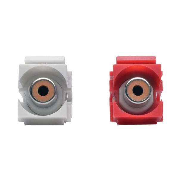 Tripp-Lite AC A050-000-ST-KJ RCA Female Audio to Screw Terminal Keystone Jack