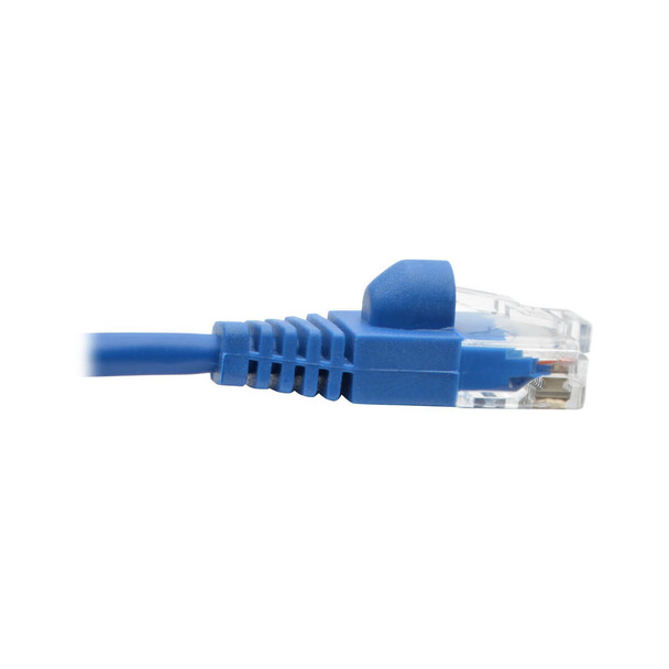 Tripp-Lite CB N261-S03-BL 3ft Cat6a Gigabit Snagless Molded Slim UTP Patch BLU