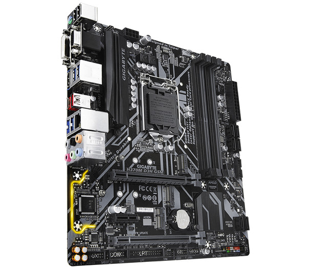 Gigabyte MB H370M D3H GSM Ci7 i5 i3 Intel H370 S1151 64G DDR4 W10 Micro ATX