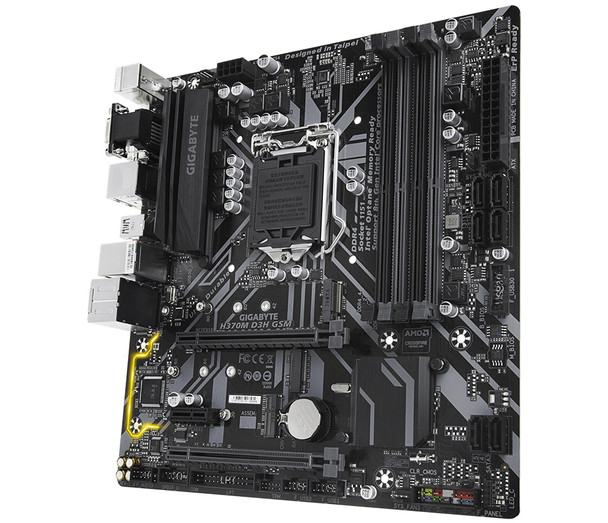 Gigabyte MB H370M D3H GSM Ci7 i5 i3 Intel H370 S1151 64G DDR4 W10 Micro ATX