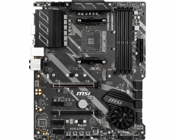 MSI MB X570-A PRO AMD X570 AM4 128GB DDR4 HDMI SATA PCIE ATX Retail