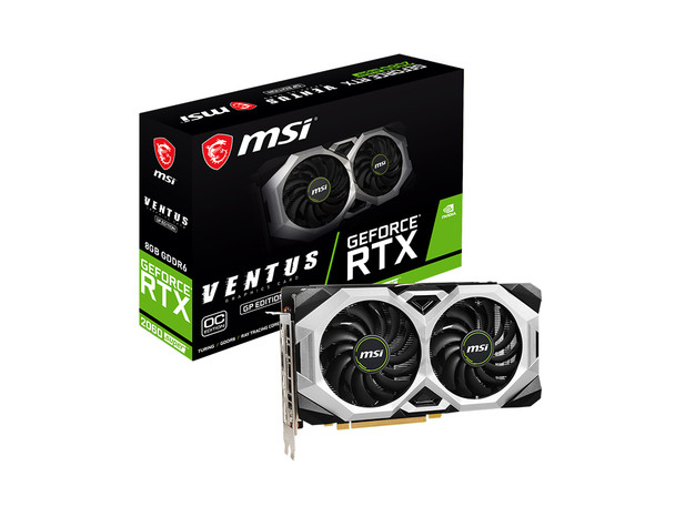 MSI VCX RTX 2060 Super Ventus GP OC GeForce RTX 2060 SUPER VENTUS GP OC 8GB