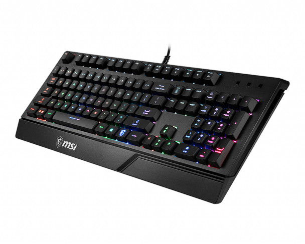 MSI Keyboard VIGOR GK20 GAMING KEYBOARD Wired USB2.0 12 Keys Anti-Ghosting Retail