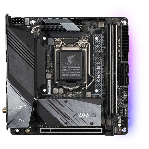 Gigabyte MB Z590I AORUS ULTRA Z590 LGA1200 Max64GB DDR4 PCIE Mini-ITX Retail