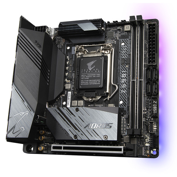 Gigabyte MB Z590I AORUS ULTRA Z590 LGA1200 Max64GB DDR4 PCIE Mini-ITX Retail