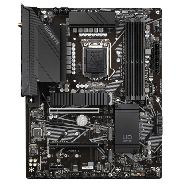 Gigabyte MB Z590 UD AC Z590 LGA1200 Max128GB DDR4 PCIE ATX Retail