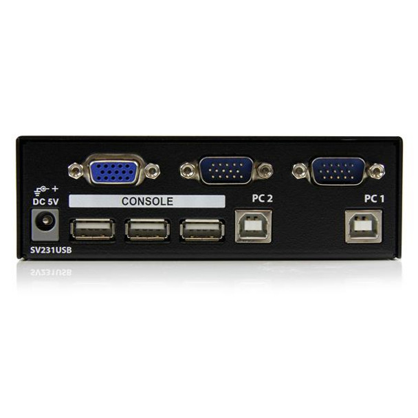 StarTech Switch 2 Port Professional USB KVM Switch Kit with Cables Retail