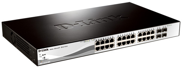 D-Link Network DGS-1210-28P 24PT PoE GbE WebSmart Switch 24x10 100 SFP Ports
