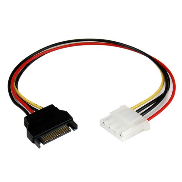 StarTech Cable LP4SATAFM12 12inch SATA to Molex LP4 Power Cable Adapter F M