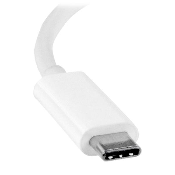 StarTech Accessory CDP2DVI USB-C to DVI Adapter Male Female White Retail