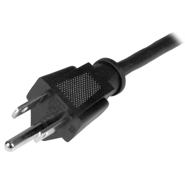 StarTech Cable PXT101L3 3ft Computer Power Cord NEMA 5-15P to Right-Angle C13