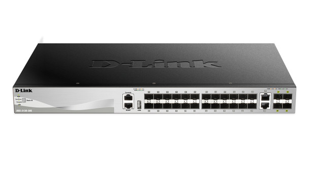 D-Link NT DGS-3130-30S DGS-3130 24PT Managed L3 Gigabit SFP SWT w 6x10GbE Ports