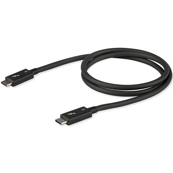 StarTech CB TBLT34MM80CM 2.7ft Thunderbolt 3 to Thunderbolt 3 Cable 40Gbps RTL