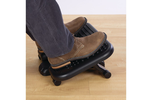 Kensington AC K56155US SoleMassage Exercising Footrest Black Retail