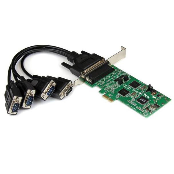 StarTech IO PEX4S232485 4 Port PCIE Serial Combo Card RS232 RS422 RS485 Retail