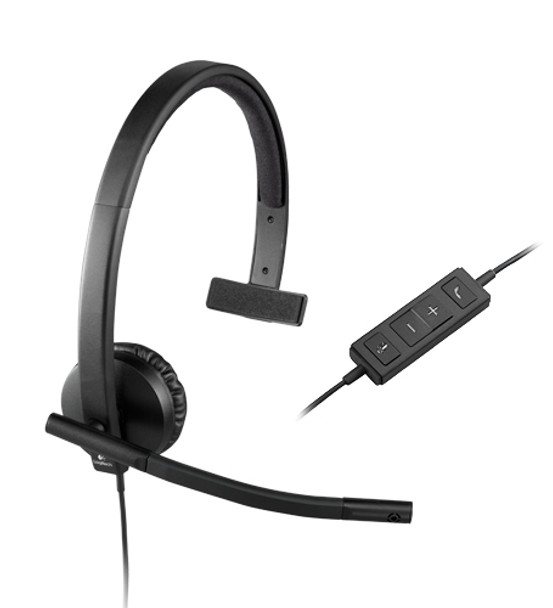 Logitech H570e Headset Head-band Black 40182