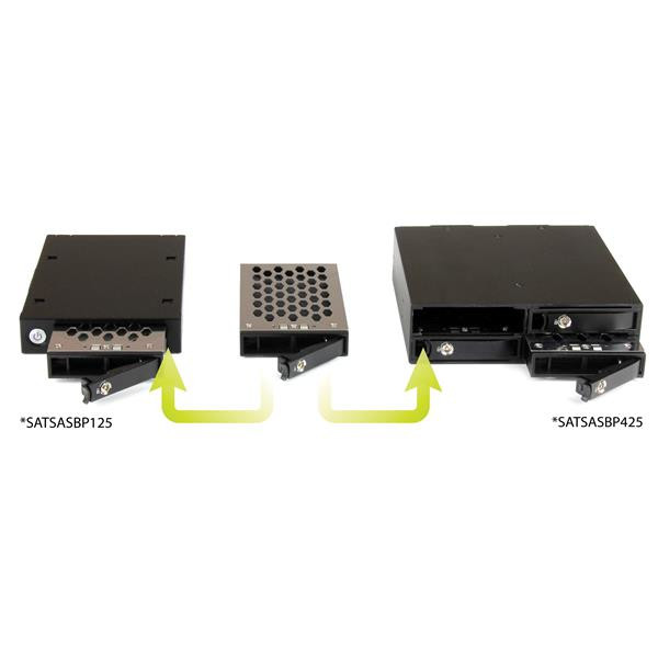 StarTech SATSASBP125 Mobile Rack Backplane for 2.5 SATA SAS Drive Retail