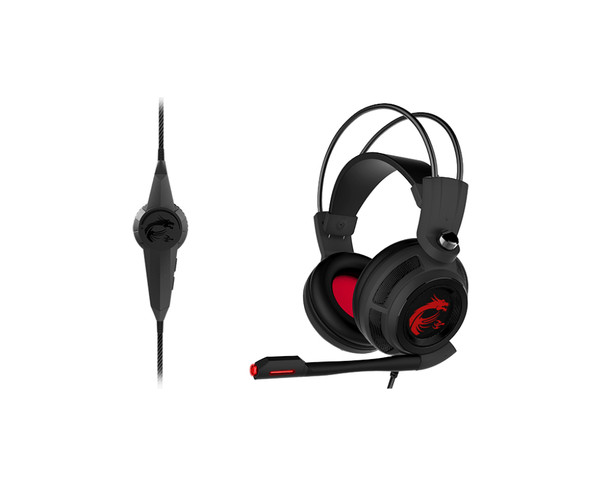 MSI Headset DS502 GAMING HEADSET Black Retail