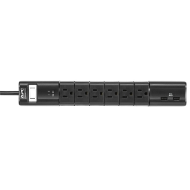 APS UPS PE6RU3 Essential SurgeArrest 6 Rotating Outlets with 5V 3.4A Retail
