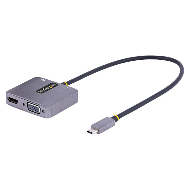 StarTech AC 122-USBC-HDMI-4K-VGA USB C to HDMI VGA Multiport Video Adapter RTL