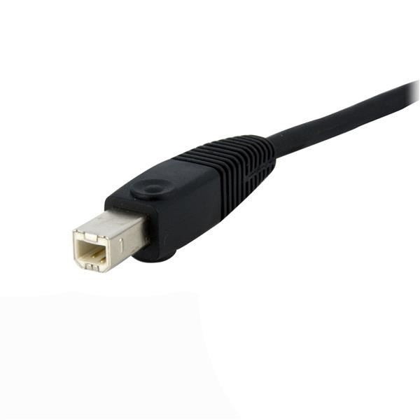 Startech Cable DVID4N1USB6 6ft 4in1 Dual Link DVID KVM Switch w Audio Mic Retail