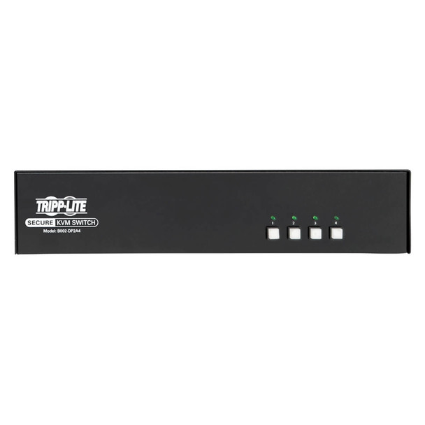 Tripp-Lite Network B002-DP2A4 Secure KVM Switch Dual MN DP to DP 4PT 4K Retail