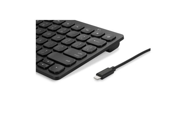 Kensington KB K75505US Simple Solutions Wired Compact KB w Lightning Connector