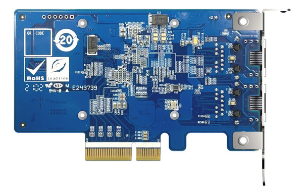 QNAP AC QXG-10G2T-X710 Dual-port 10GBASE-T 10GbE network expansion card Retail