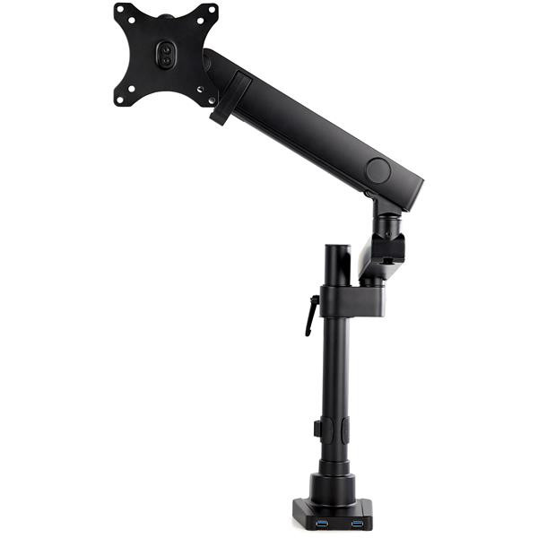 StarTech AC ARMPIVOT2USB3 Desk Mount Monitor Arm with 2xUSB3.0 port f 34 VESA