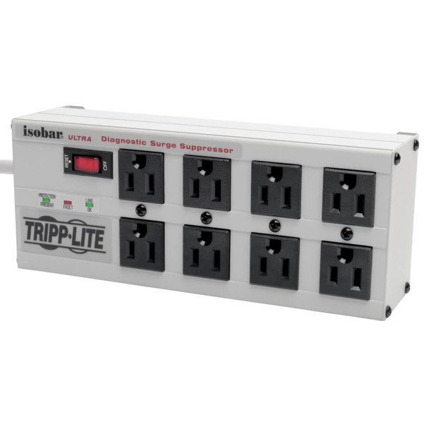 Tripp-Lite SURGE ISOBAR825ULTRA 8Outlet 25ft 3840 Joules NEMA 5-15R Retail