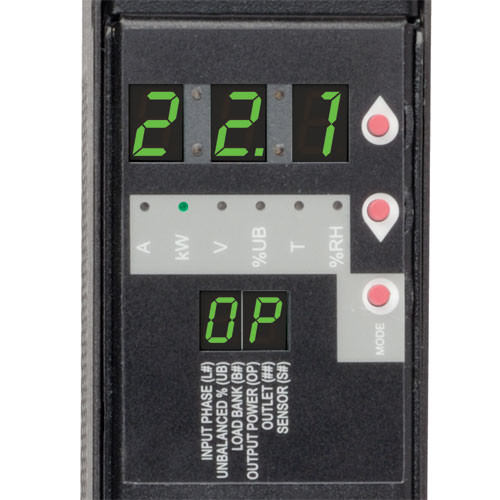 Tripp-lite PDU PDU3XVSR6G32B 6ft 22.1kW 3-Phase Switched PDU 32A 220 230V RTL