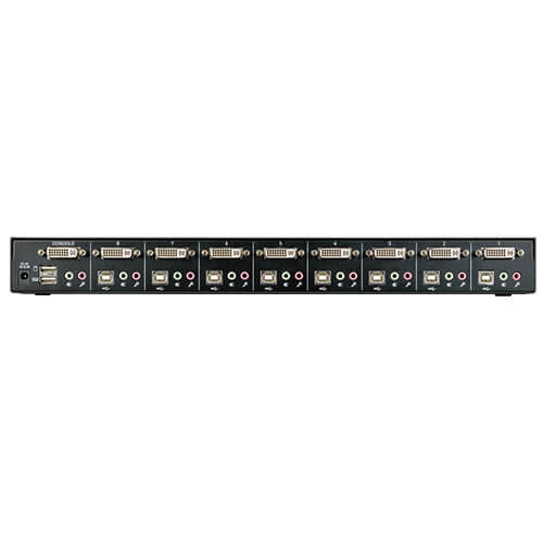 Tripp-Lite KVM B043-DUA8-SL 8PT 1U RackMount DVI USB KVM Switch w Audio & USB