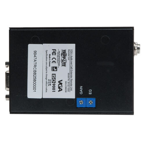 Tripp-Lite AC B132-100A VGA over Cat5 6 Extender Box-Style Receiver for Video