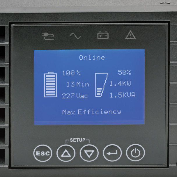 Tripp-Lite UPS SU3000LCD2UHV 2U SmartOnline 208 240V 3kVA 2.7kW USB Retail