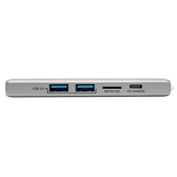 Tripp-Lite U442-DOCK10-S USB-C Docking Station 4K@30 Hz w USB Hub HDMI MicroSD