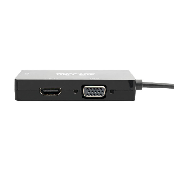 Tripp-Lite AC U444-06N-HDV4KB USB-C Multiport Adapter HDMI DVI VGA Thunderblt3