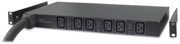 APC PDU AP7526 Rack PDU Basic 1U 22kW 400V (6) C19 22000VA Retail