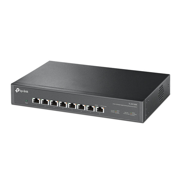 TP-Link SWT TL-SX1008 8Port 10G Desktop Rackmount Switch Up to 160Gbps Retail