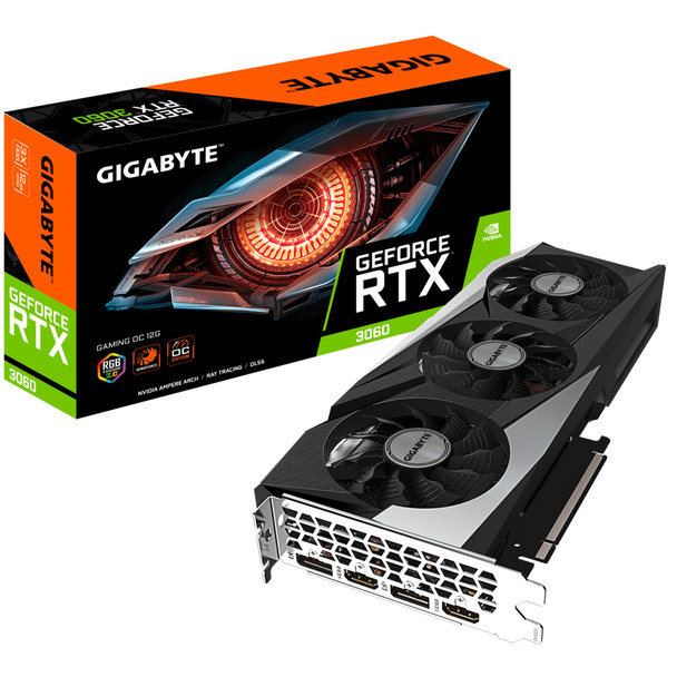 Gigabyte VCX GV-N3060GAMING OC-12GD R2 GeForce RTX3060 12G GDDR6 192B PCIE ATX