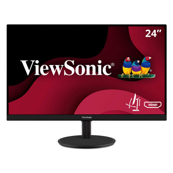 ViewSonic Monitor VA2447-MHJ 24 1080p MVA Full Ergonomic Monitor HDMI/VGA Retail