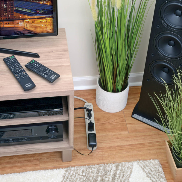 Tripp Lites TLP606 surge suppressor offers economical AC surge suppression for