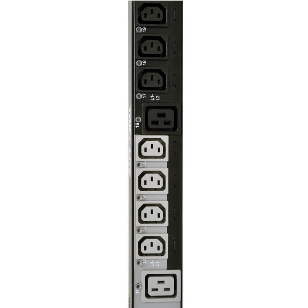 Tripp-Lite PDU PDU3EVS6L2120 0U 6.7kW 3-Phase Switched PDU 24 C13 6 C19 Outlet