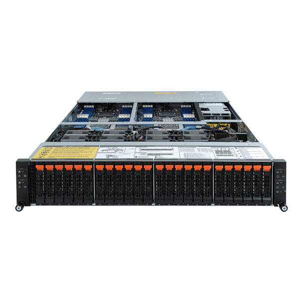 Gigabyte Server H262-Z62 2U 4Nodes AMD EPYC7002 6x2.5 24x2.5 NVMe HS Retail