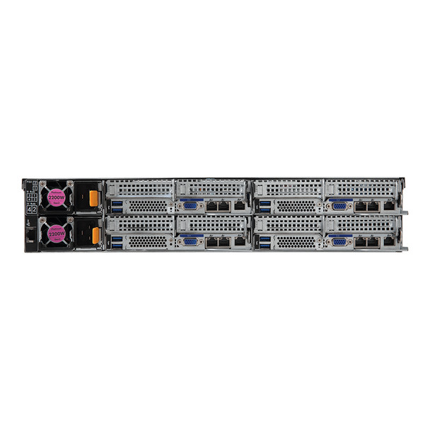 Gigabyte Server H262-Z62 2U 4Nodes AMD EPYC7002 6x2.5 24x2.5 NVMe HS Retail
